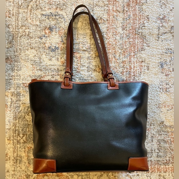 Dooney & Bourke Black Saffiano Leather Tote Bag - Picture 5 of 7